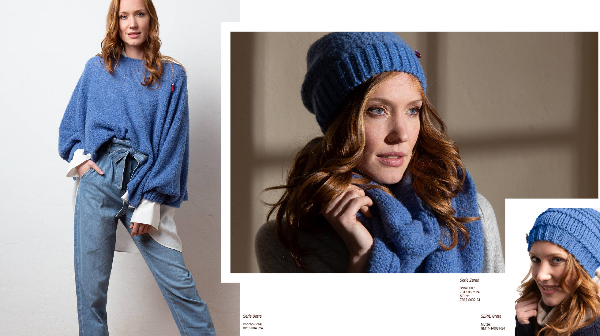 Meinfrollein Ponchoschal Bette, Made in Germany