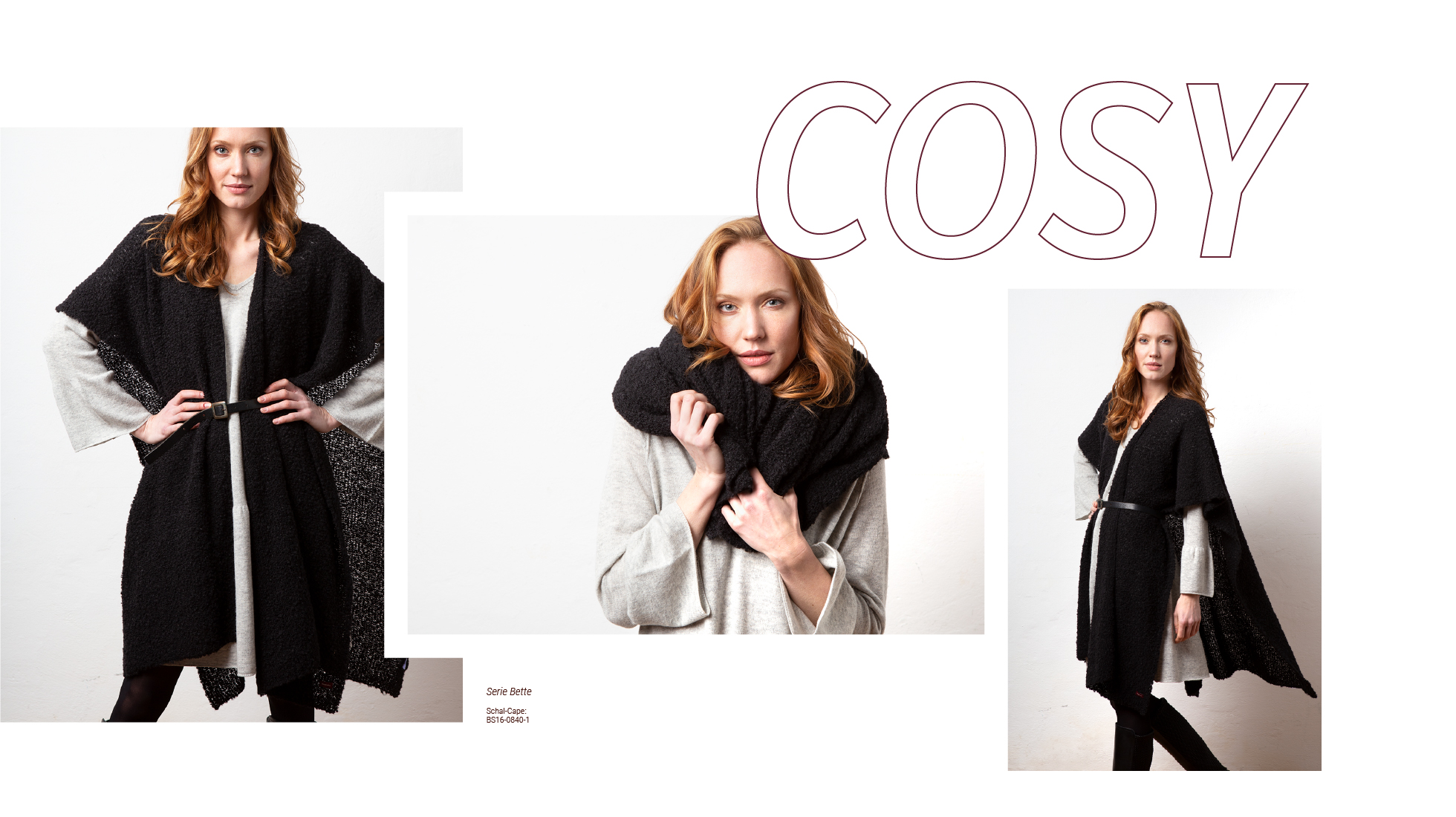 Meinfrollein Cape Bette- Made in Germany